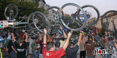 Critical Mass Szombathelyen, szeptermber 22, autómentes nap