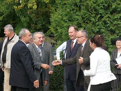 Szombathelyi szennyvíztelep, alapkőletétel