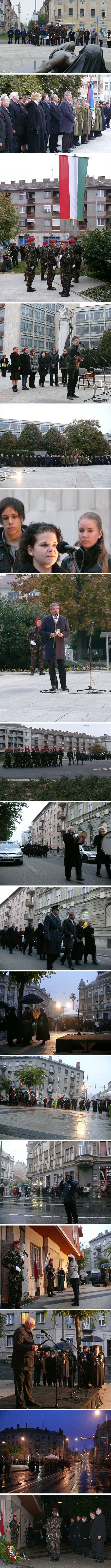 A 2011. okt&oacute;ber 23-i &uuml;nneps&eacute;gek Szombathelyen