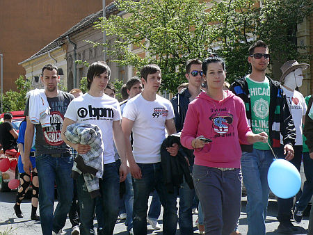 A szombathelyi Savaria Szakképző bolondballagása 2012