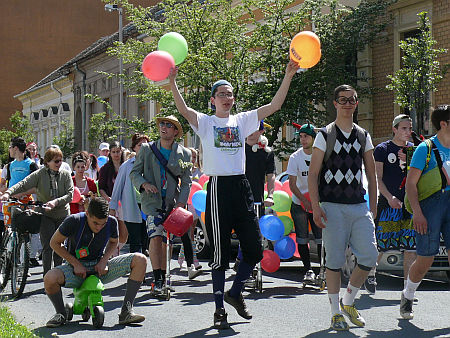 A szombathelyi Savaria Szakképző bolondballagása 2012