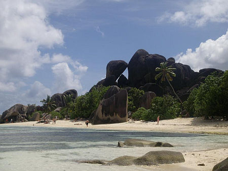 Anse Source D’Argent beach, Seychelles-szigetek
