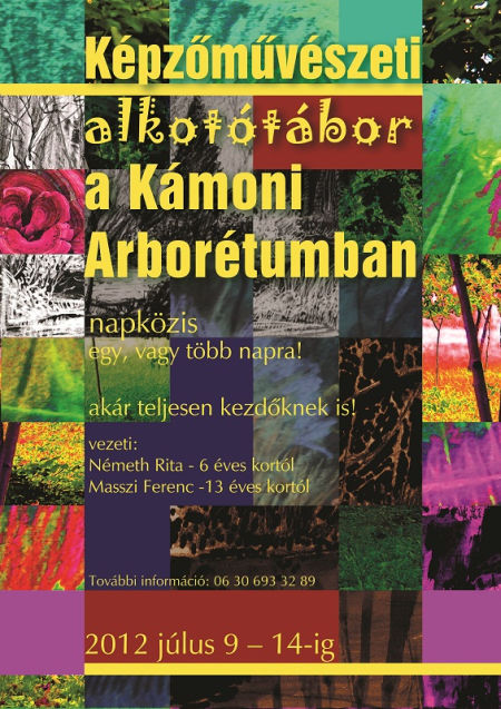 Alkotótábor a Kámoni Arborétumban