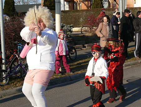 Farsangi felvonulás Bükfürdőn