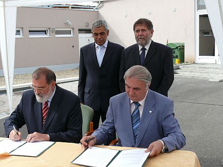 Bükfürdő, alapkőletétel