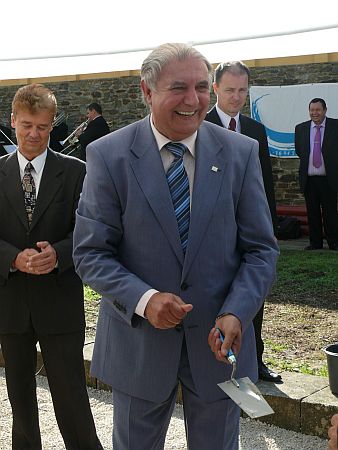 Bükfürdő, alapkőletétel
