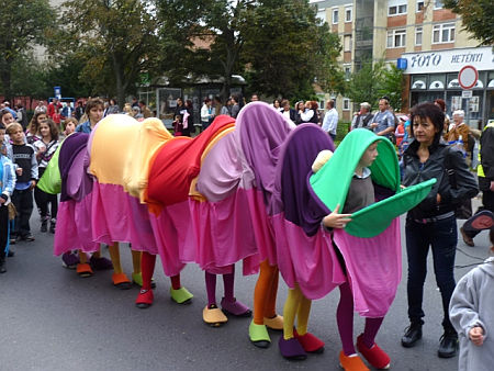Celldömölk, felvonulás