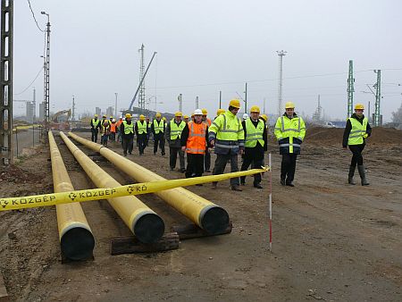 Szombathely, Csaba utcai felüljáró építése