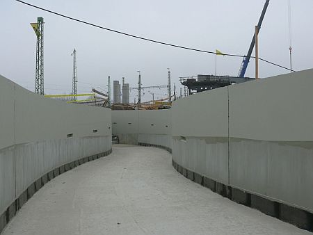 Szombathely, Csaba utcai felüljáró építése