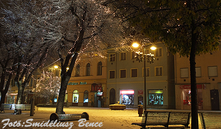 Az első h&oacute; Szombathelyen 2010