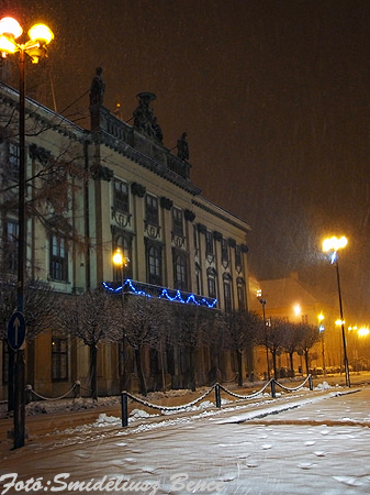Az első h&oacute; Szombathelyen 2010