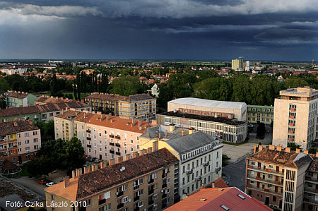 Felhők Szombathely felett