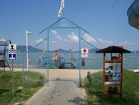 A fonyódi strand