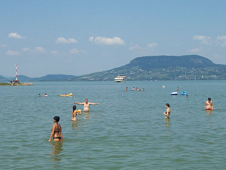 A fonyódi strand