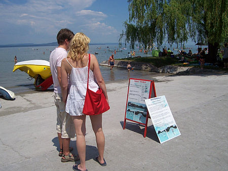 A fonyódi strand