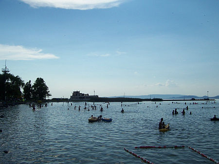 A fonyódi strand