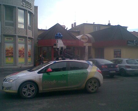 Google autó Szombathelyen