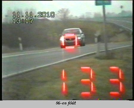 Vas megyei gyorshajtók. 2010. november