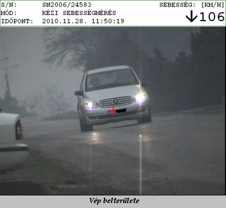Vas megyei gyorshajtók. 2010. november