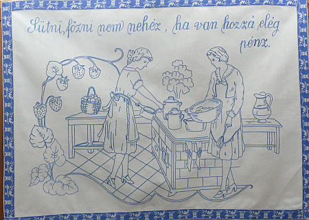 Népi falvédő