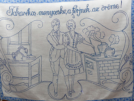 Népi falvédő