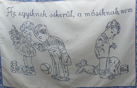 Népi falvédő