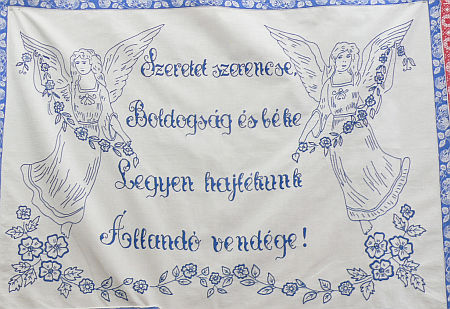 Népi falvédő