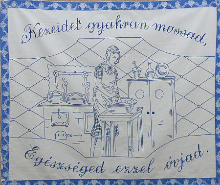 Népi falvédő