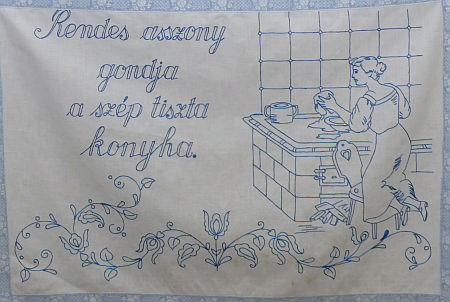 Népi falvédő