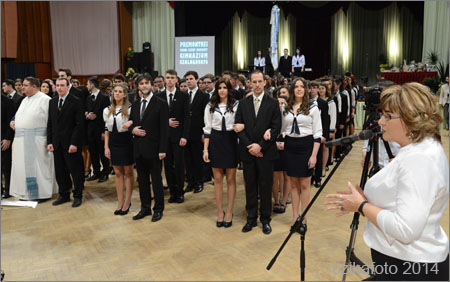 Premontrei szalagavató Szombathely 2014