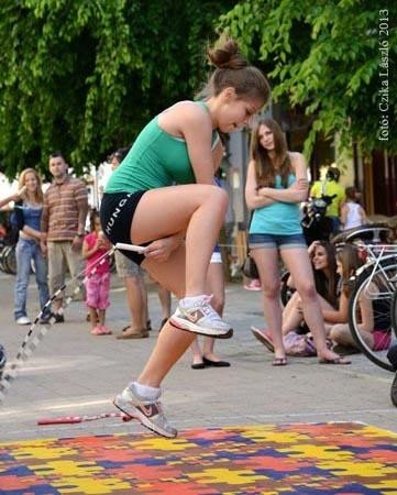 Kötélugró verseny Szombathelyen