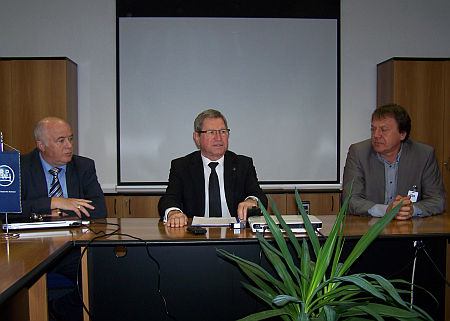 Brumbauer József, Puskás Tivadar, Molnár Miklós alpolgármester