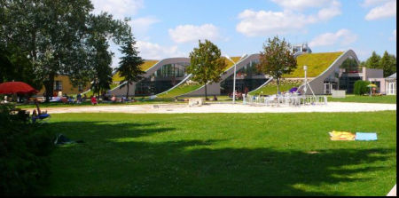 A pihenőtér Bükfürdőn