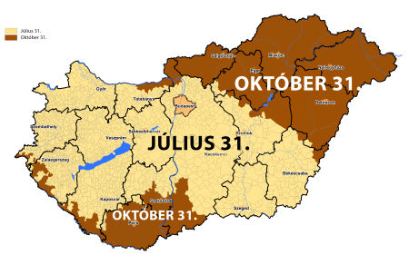 Digitális átállás ütemezés Vas megye