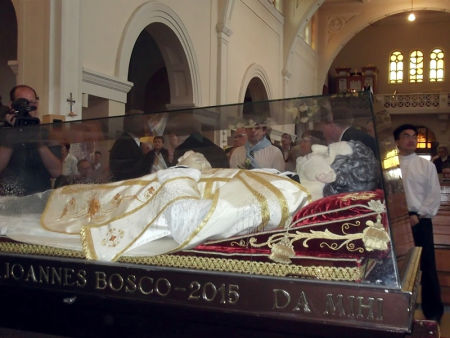 Don Bosco ereklyéje Szombathelyen