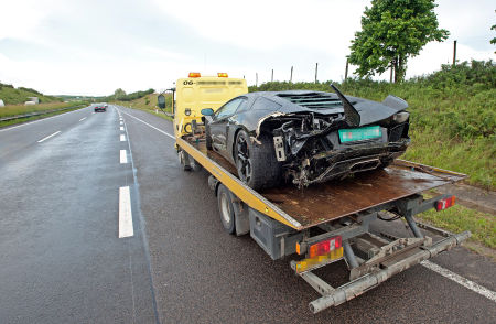 Dzsudzsák Balás összetört Lamborghinije