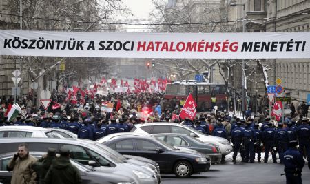 Éhségmenet Budapesten