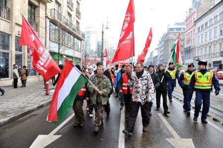 Éhségmenet Budapesten