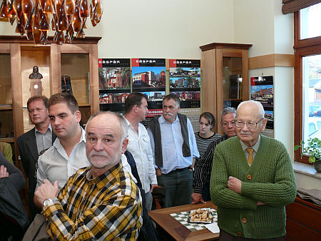 Gáspár Péter kiállításának a megnyitója a Vitalitas Galériában