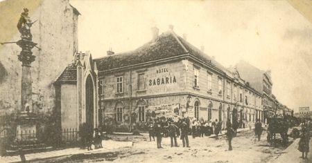 A Hotel Savaria 1901-ben