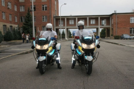 Rendőrmotor Szombathelyen