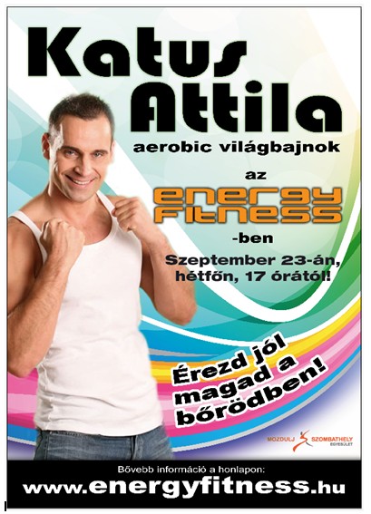 Katus Attila az Energy Fitnessben
