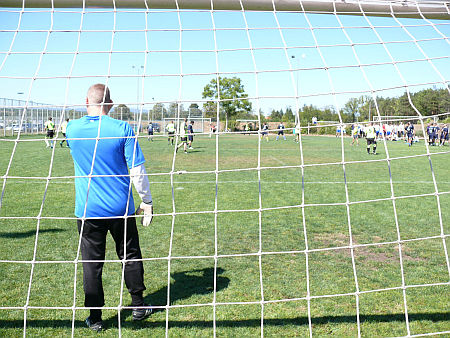 Egy kapus a Király Sportlétesítményben