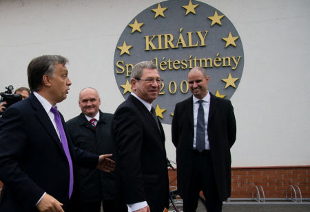 Orbán Viktor látogatása a Király Sportlétesítménybe