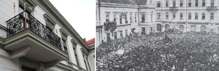 Kun Béla erkélye