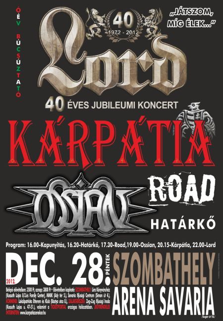 Lord koncert Szombathely Aréna Savaria