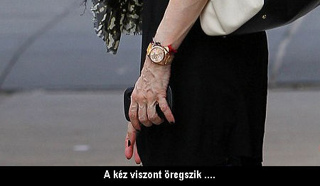 Madonna keze