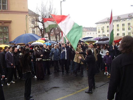 Március 15. a szombathelyi utcán (2009)