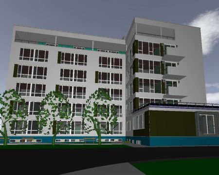 A Markusovszky kórház új belgyógyászati tömbje