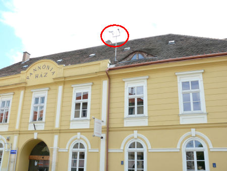 Térfigyelő kamera, Pannónia Étterem